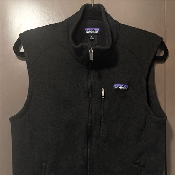 Patagonia Mens Better Sweater Black Fleece Vest Size Medium - Picture 8 of 16